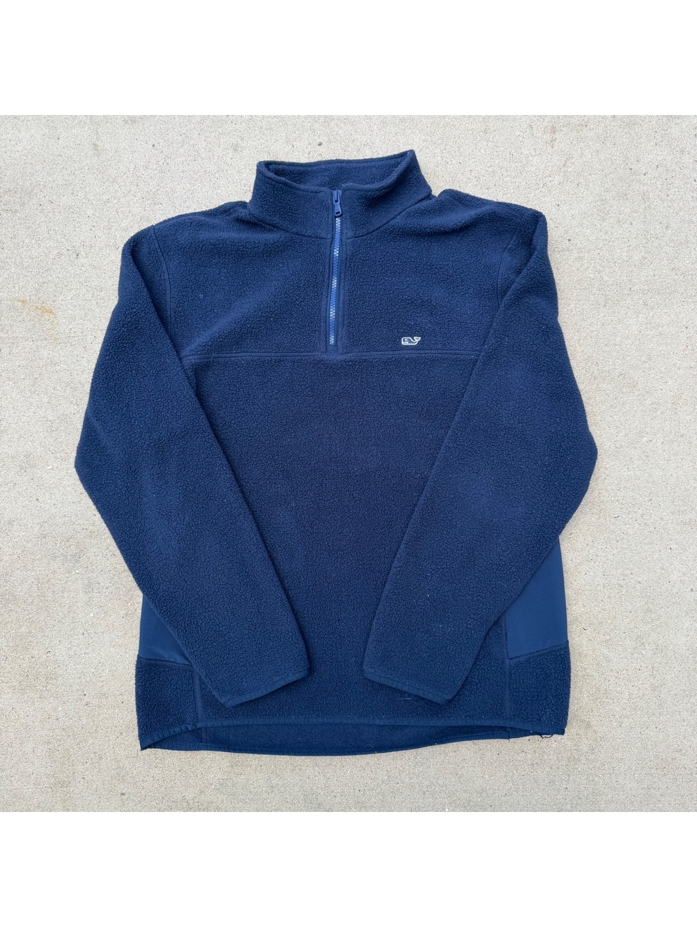 Vineyard Vines Fleece Pullover Men Regular M Navy Casual